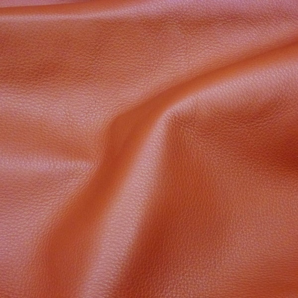 King 12"x12" TERRA COTTA / Adobe  Full  grain Cowhide Leather 3-3.5 oz /1.2-1.4 mm PeggySueAlso E2881-21  hides available