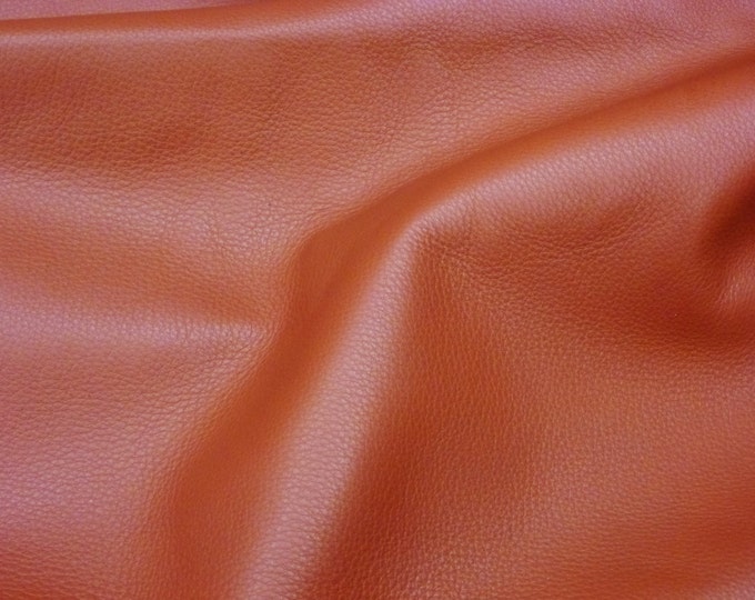 King 12"x12" TERRA COTTA / Adobe  Full  grain Cowhide Leather 3-3.5 oz /1.2-1.4 mm PeggySueAlso E2881-21  hides available