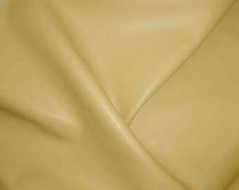 Divine 8"x10" STRAW / FLAX Pebble top grain Cowhide Leather  2.5oz / 1mm PeggySueAlso E2885-59 Hides Available Devine