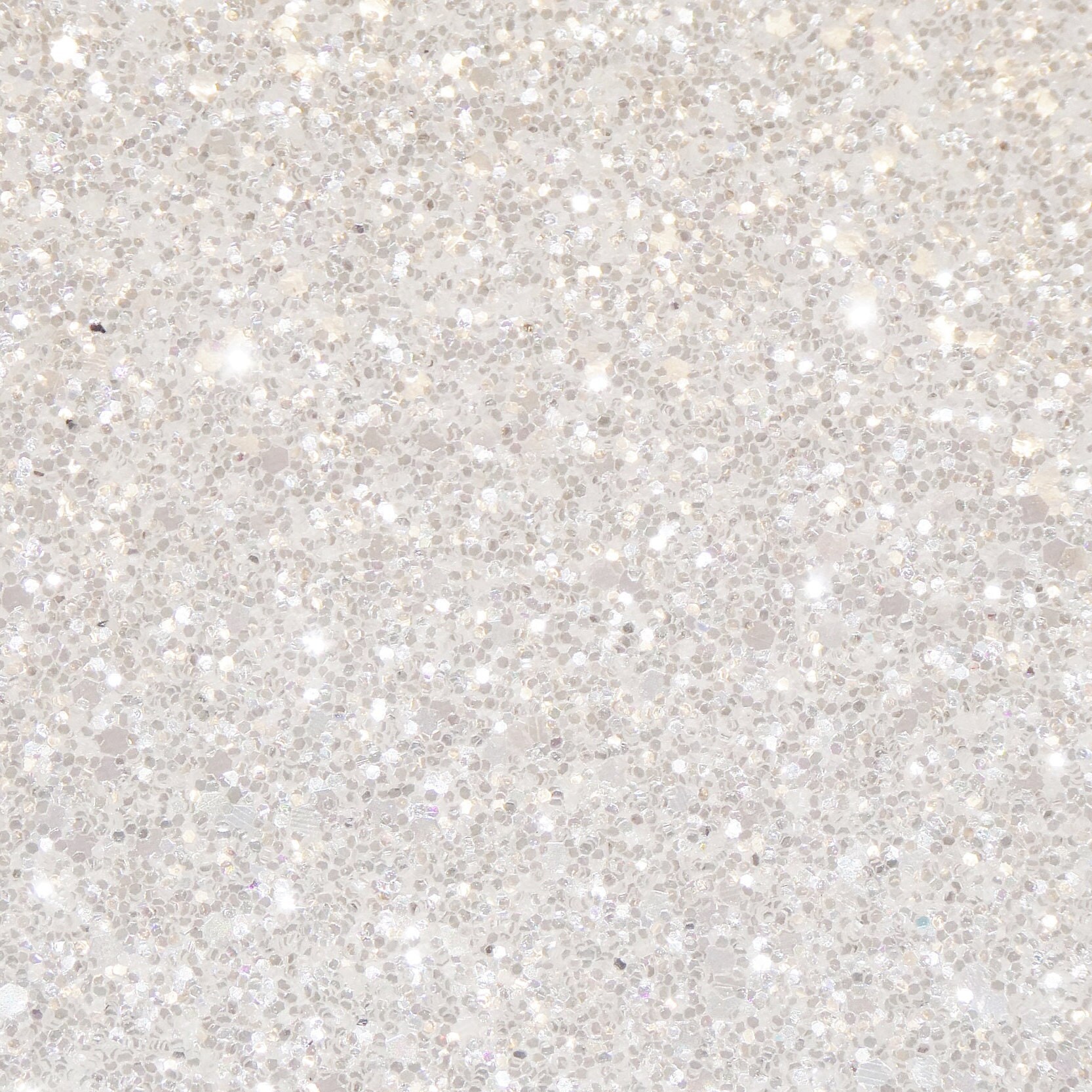 Chunky Glitter 8x10 WHITE Metallic Fabric Applied Etsy