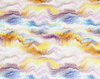 Ombre 8"x10" VIVID BLUR Pastel Sunrise on Cowhide 3.75-4 oz/1.5-1.6 mm PeggySueAlso® E6527-01