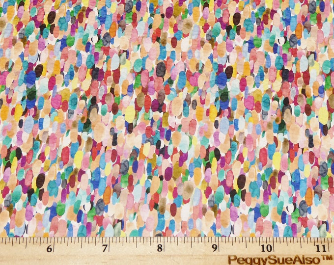 Leather 8"x10" MEXICAN CONFETTI Rainbow colored splashes cowhide 3-3.25oz /1.2-1.3 mm PeggySueAlso® E1380-33