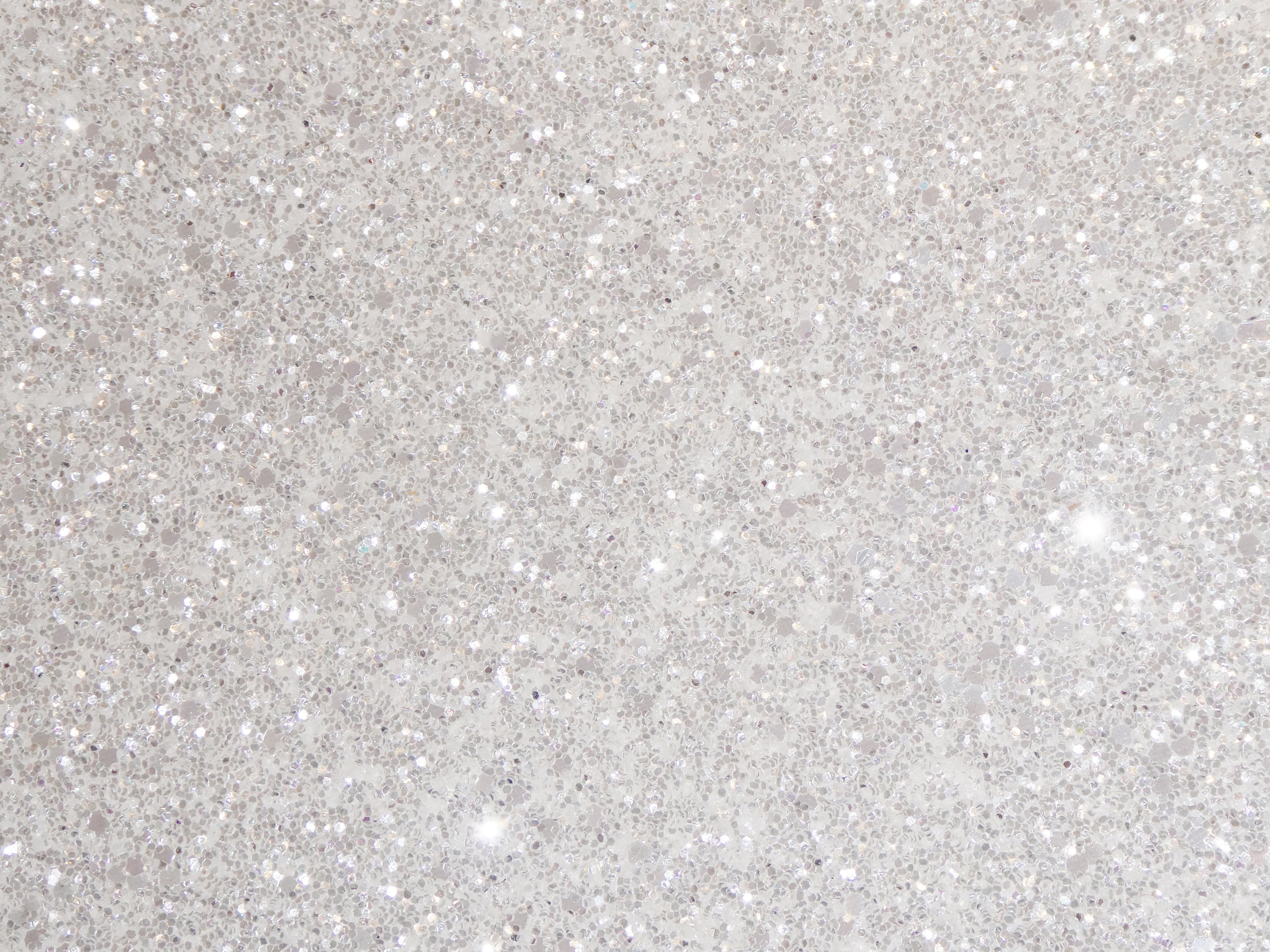 Chunky Glitter 12x12 True Silver METALLIC Applied to Leather