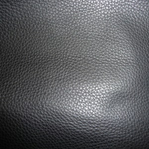 Leather 20"x20" Soft Black Made to RESEMBLE Deerskin Full Grain Aniline COWHIDE 3-3.5 oz / 1.2-1.4 mm PeggySueAlso E2881-07