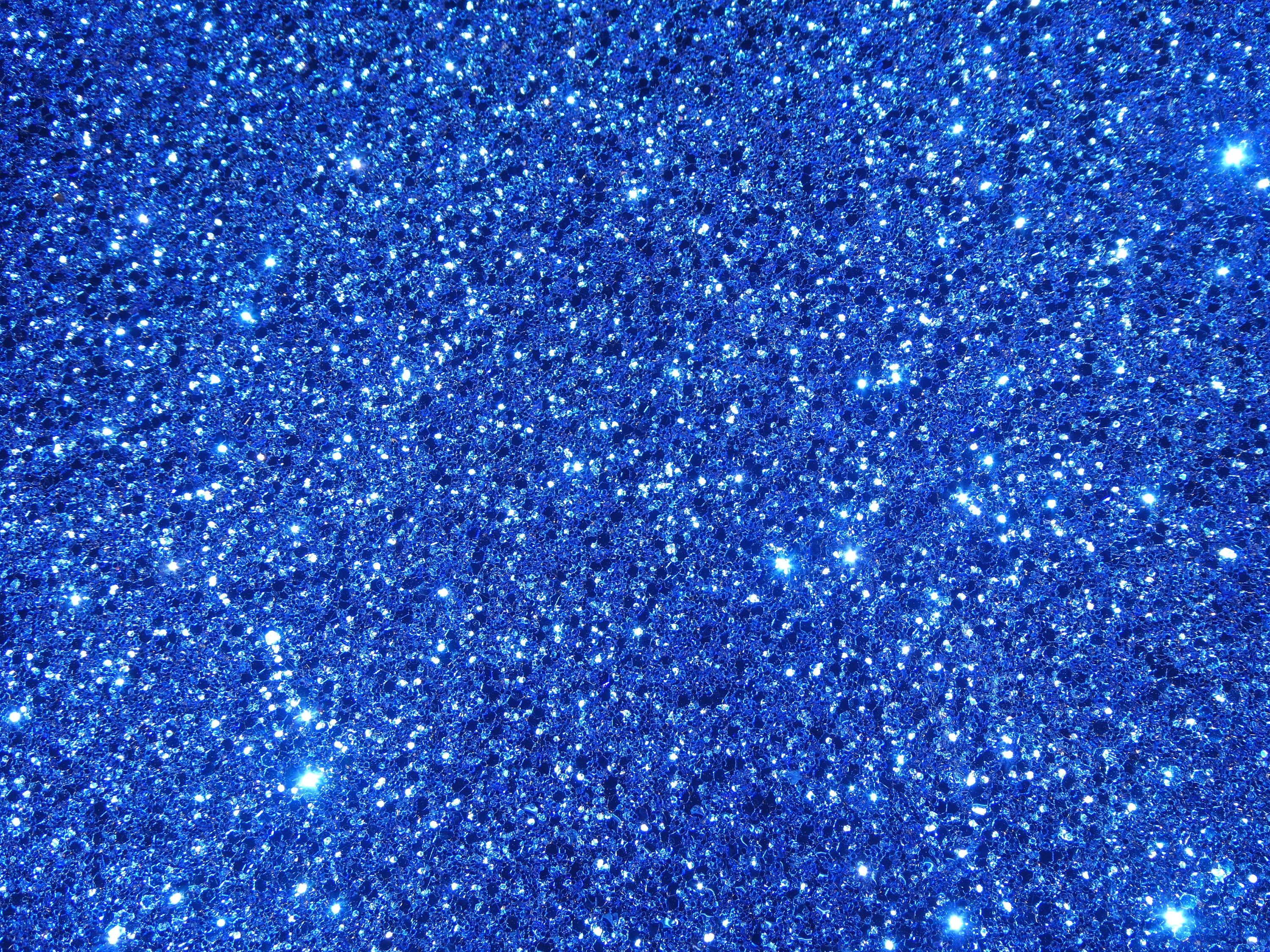 Chunky Glitter 12x12 ROYAL Blue Metallic Fabric applied to Leather 4