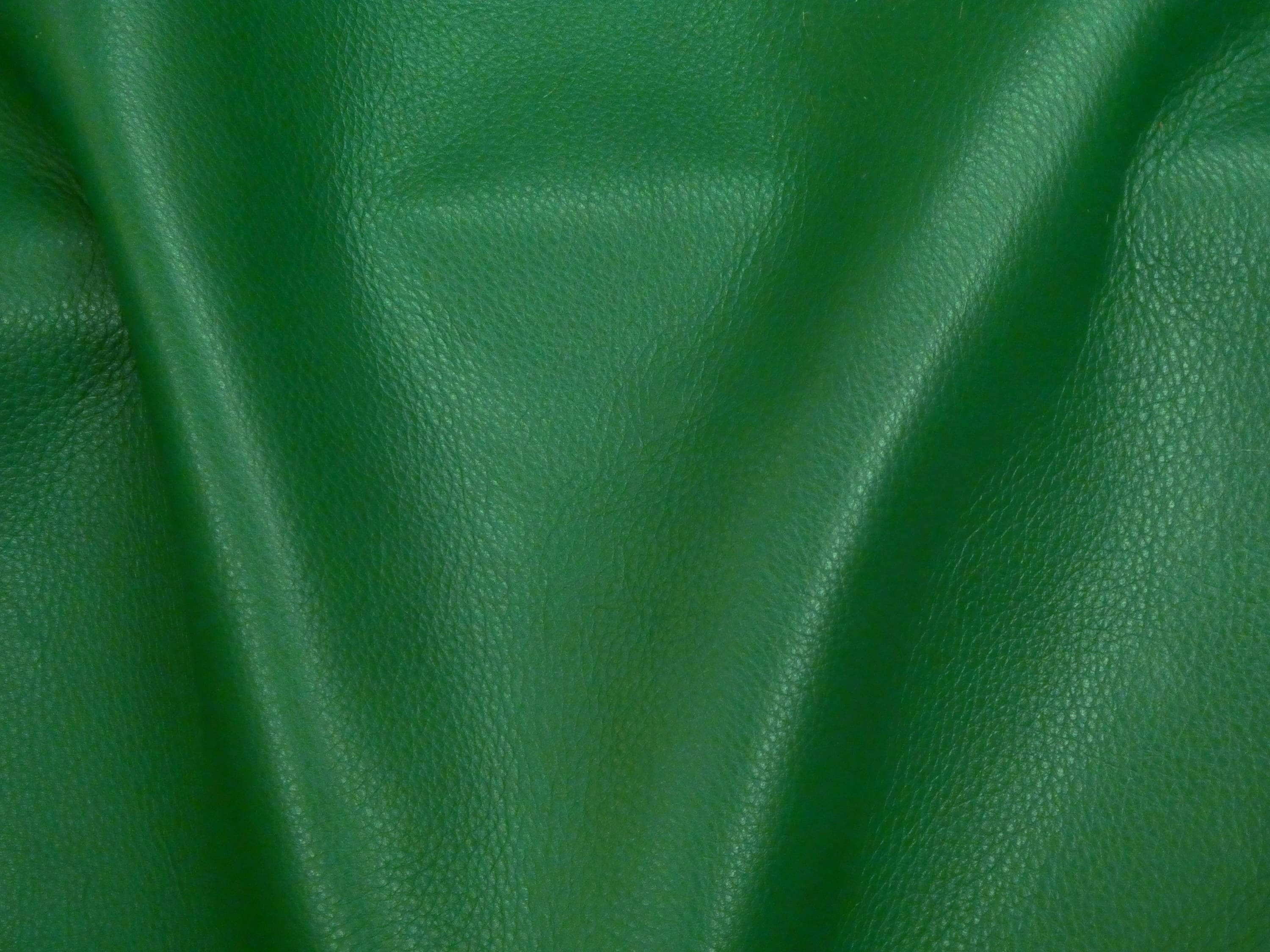 Leather 8"x10" KING Kelly GREEN full grain Cowhide 3-3.5 oz…