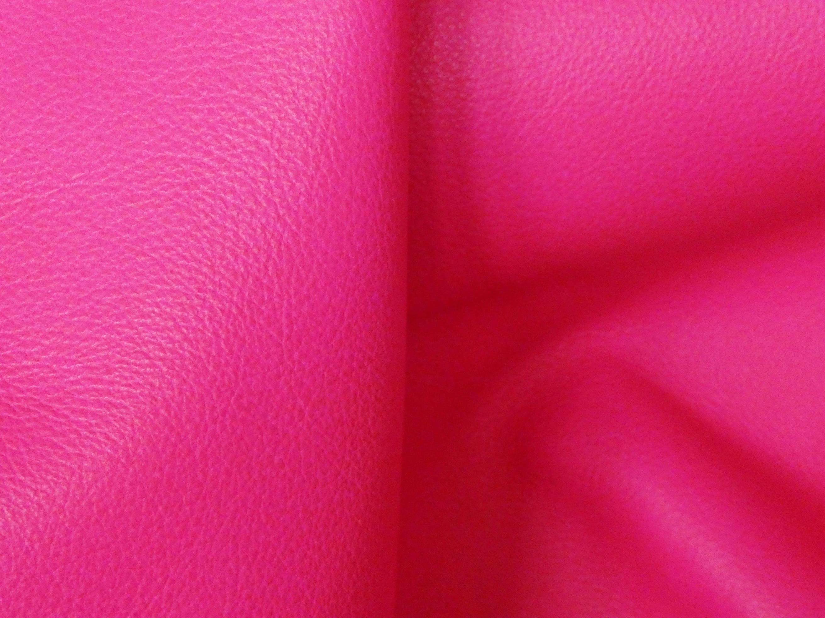 NEW Thinner NEON 8x10 Neon HOT PiNK soft Pebbled Cowhide Leather shows