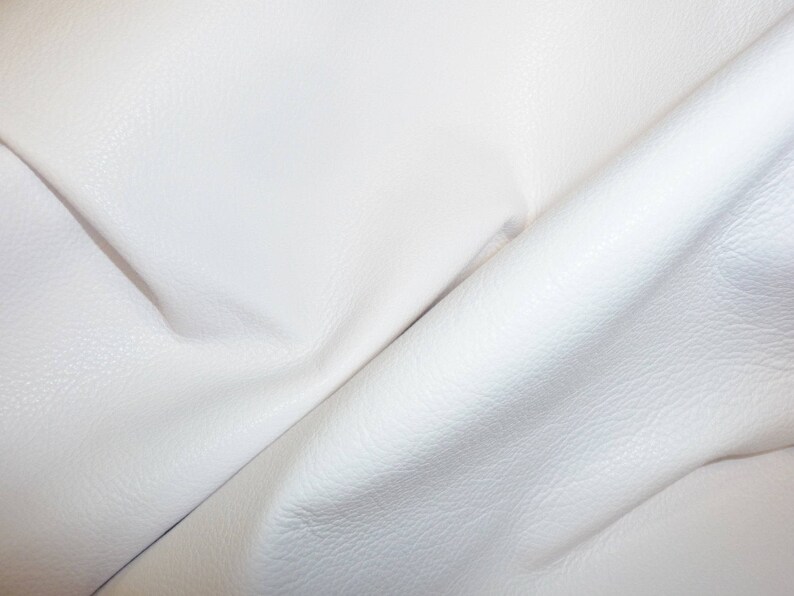 Leather 20x20 DIVINE Bright WHITE Top Grain Cowhide 2.5 oz / 1 mm PeggySueAlso™ E2885-29 Full Hides Available image 1