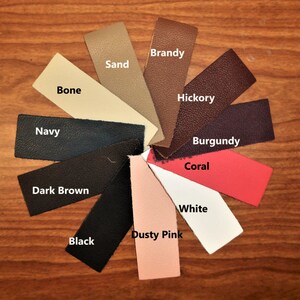 BIKER Collection 12&quot;x12&quot; Soft Top grain Cowhide Your choice of color 3-3.5 oz / 1.2-1.4mm PeggySueAlso®  E2979