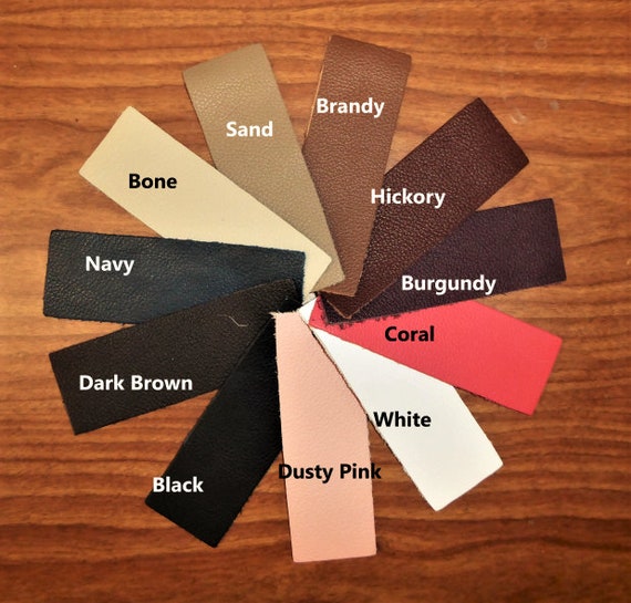 BIKER Collection 12"x12" Soft Top grain Cowhide Your choice of color 3-3.5 oz / 1.2-1.4mm PeggySueAlso®  E2979