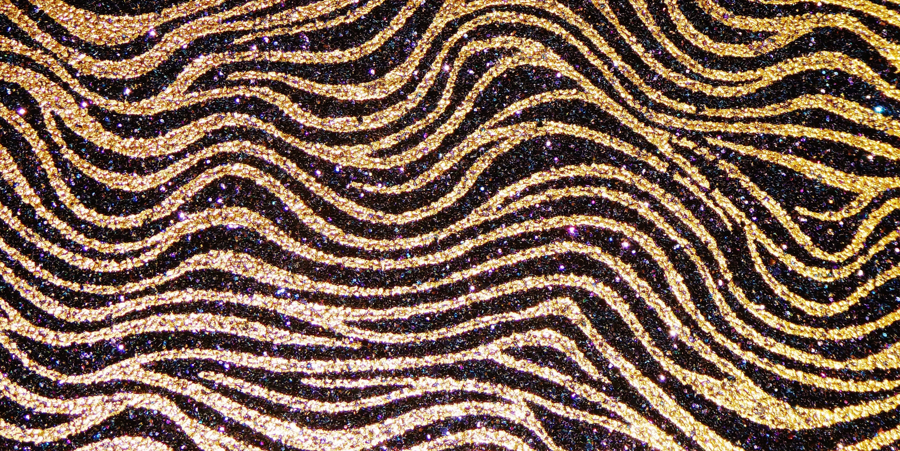 Chunky Glitter 8x10 GOLD and WHITE Metallic Glitter Fabric applied