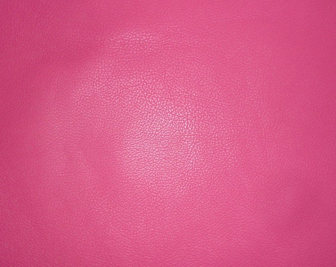 Divine 12"x12" HOT PINK / Fuchsia Cowhide Leather fine grained 2-2.5 oz / .8-1 mm  hides available - PeggySueAlso® E2885-34