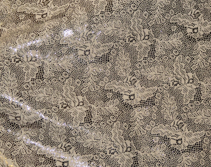 Leather 8"x10" Anthracite Floral LACE Look on TAUPE Gray Suede cowhide 3-3.25oz /1.2-1.3 mm   PeggySueAlso® E2896-02