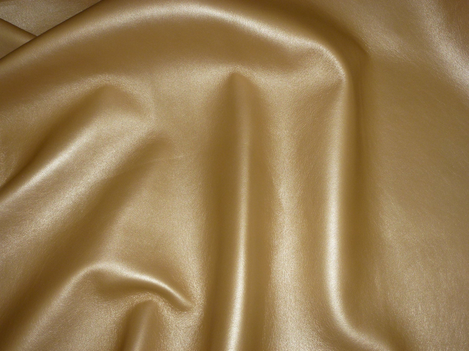 Leather 8"x10" Italian Satiny GOLDEN Shimmer Lightly PEARLI…