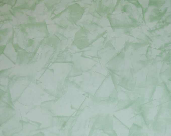 MARBLED 12"x12" Matte Pastel Moss Green Cowhide Semi firm 4 oz/ 1.6 mm PeggySueAlso® E2934-02