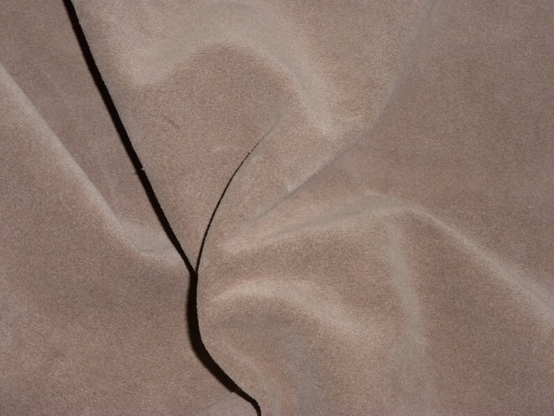 Suede 12x12 SANDY BROWN Suede Cowhide Leather 2-2.5 oz / 0.8-1 mm PeggySueAlso® E2827-08 image 1