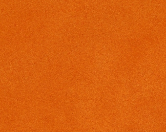 Suede 3-4-5 or 6 sq ft PUMPKIN ORANGE Cowhide Leather 3-4oz / 1.2-1.6mm PeggySueAlso hides too