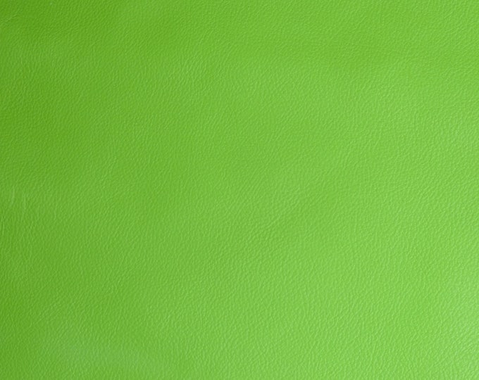 Divine 12"x12" APPLE GREEN top grain Cowhide Leather 2.5 oz / 1mm PeggySueAlso E2885-60