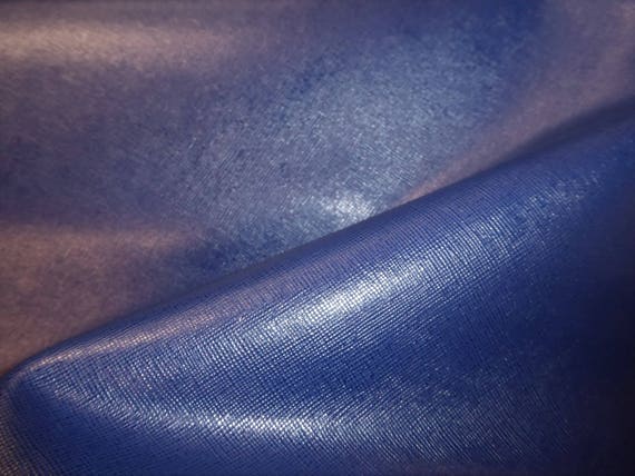 BLUE COLOR Leather Sheets Natural Leather Pieces for Crafting
