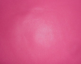 Leather 8"x10" Divine HOT PINK / Fuchsia Cowhide fine grained 2-2.5 oz / .8-1 mm Full hides available - PeggySueAlso™ E2885-34