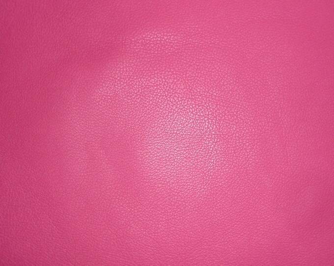 Divine 8"x10" HOT PINK / Fuchsia Cowhide Leather  fine grained 2-2.5 oz / .8-1 mm  hides available - PeggySueAlso E2885-34