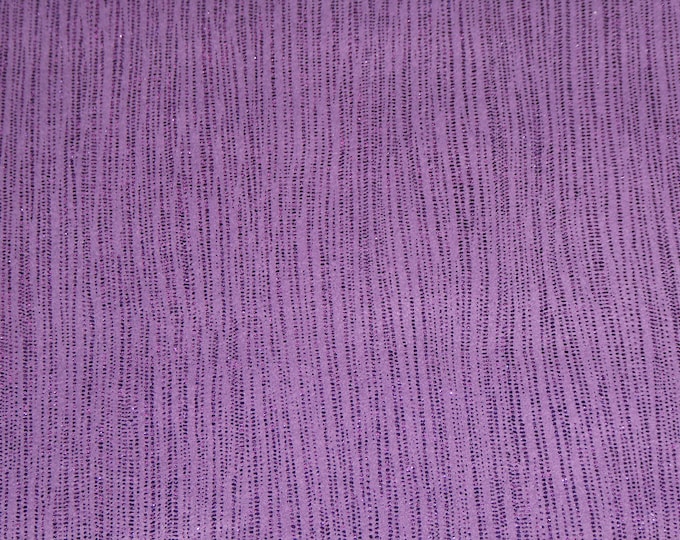 Rainy Day 8"x10" PURPLE Metallic Stripes on DARK IRIS Cowhide Leather 3-3.5 oz/1.2-1.4 mm PeggySueAlso® E1030-35