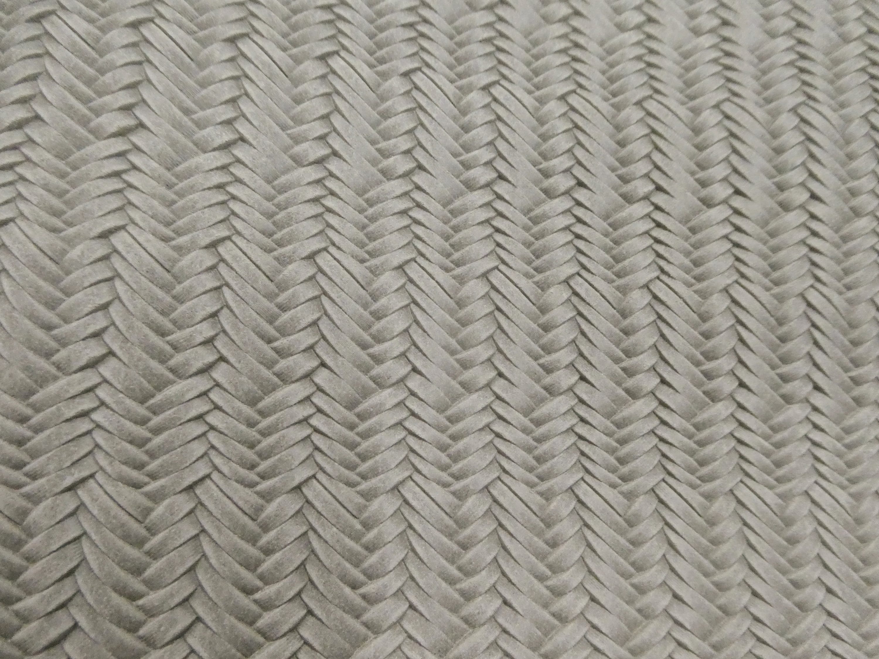 Leather 8"x10" Braided ITALIAN Fishtail STONEWASH Taupe  Co…