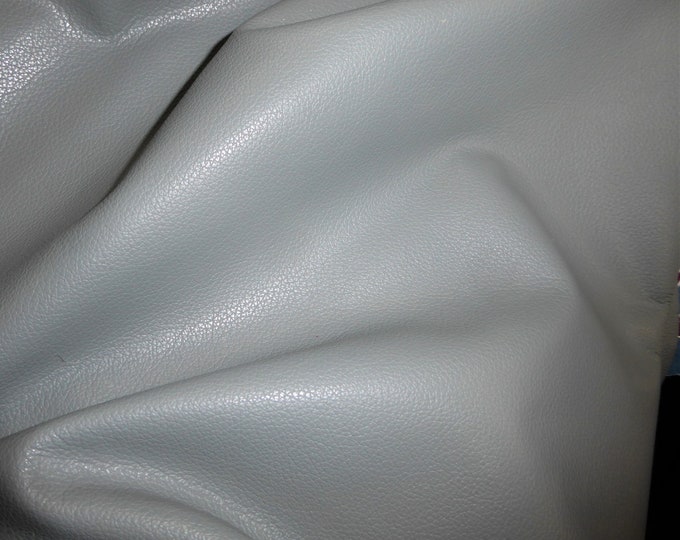 Divine 20"x20" LIGHT GRAY Top Grain Cowhide Leather 2.5 oz /1 mm PeggySueAlso E2885-08 Full hides available