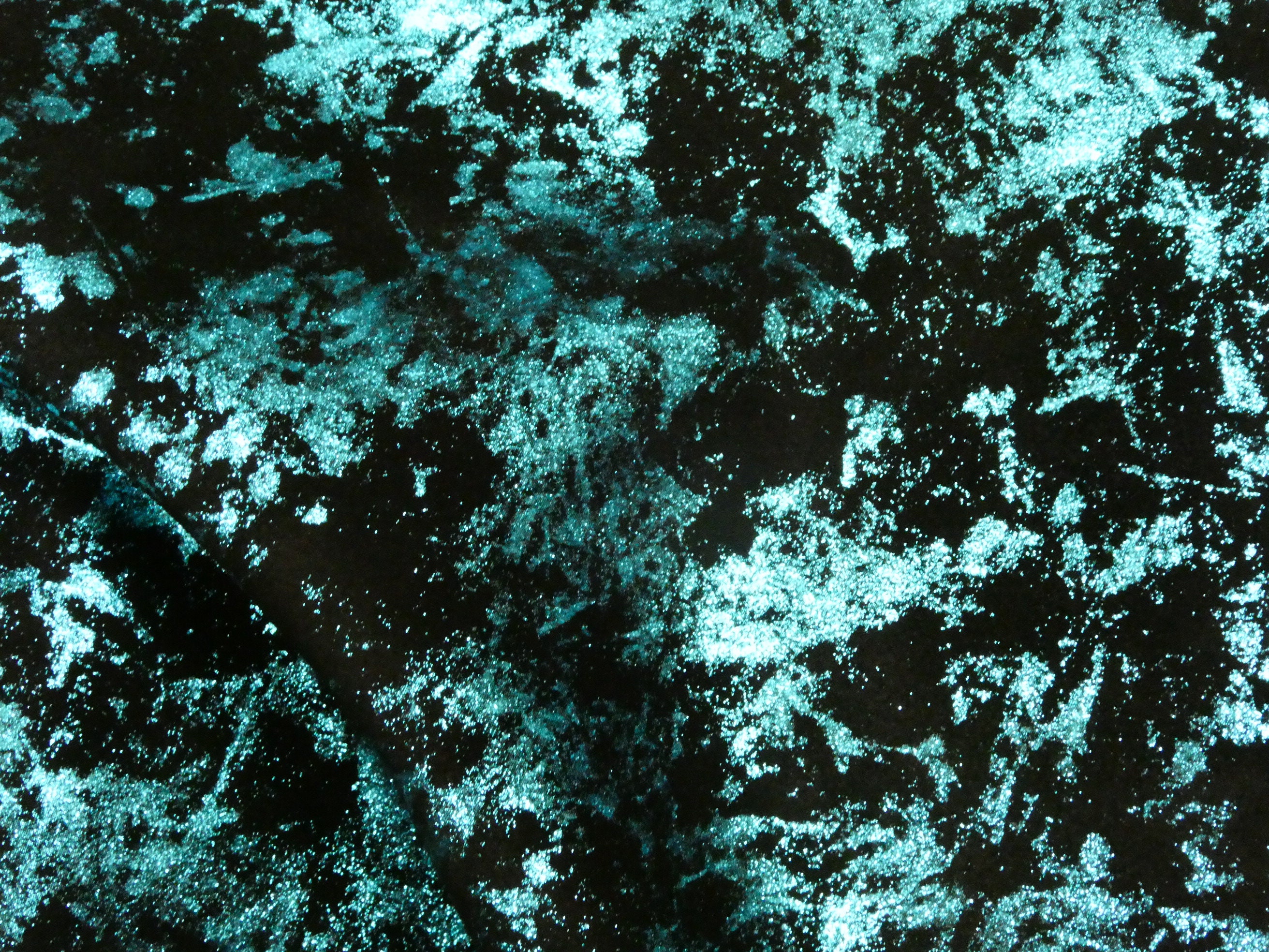Leather 8"x10" Northern Lights TURQUOISE Blue Metallic on B…