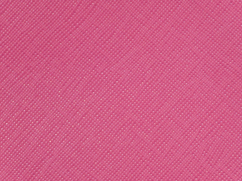 Saffiano Leather 3 4 5 or 6 sq ft Italian PINK PEACOCK Matte image 1