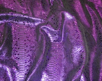 Mystic Python Various Sizes Iridescent RAINBOW on RED Cowhide Leather 3 ...