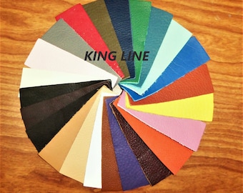 Leather 12"x20",10"x24",14"x17"or 15"x15" KING / BOMBER KING  grain Your choice of size and color 3-3.5oz/1.2-1.4mm PeggySueAlso™ E2881