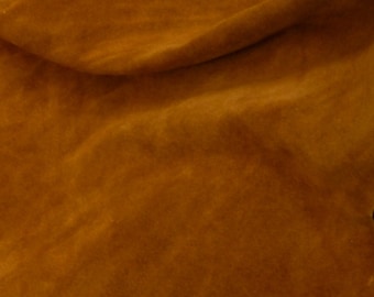 Suede Leather 8"x10" TOAST / Tobacco Suede Garment Grade SUEDE Cowhide 3.5-4 oz / 1.4-1.6 mm PeggySueAlso® E2826-02 hides available