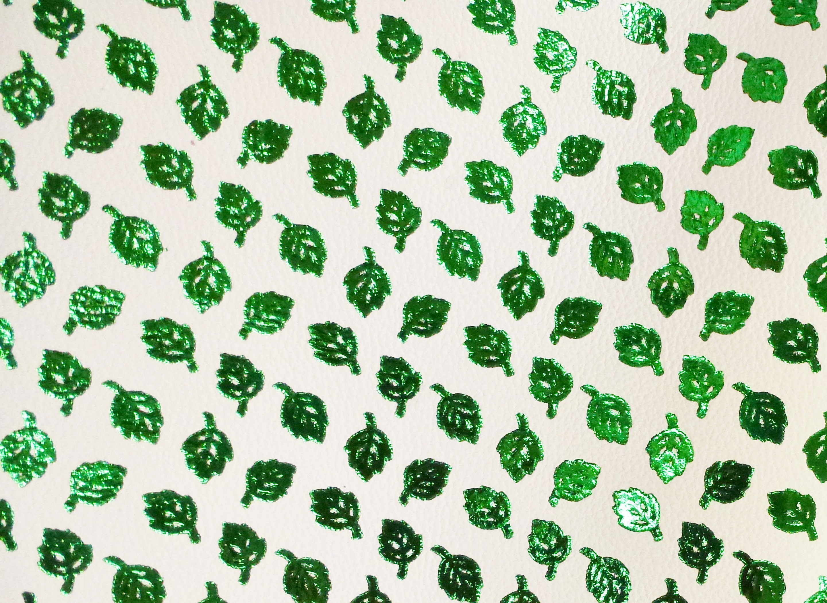 限定リーフ2枚 4インチ×6インチ スモール エメラルドグリーンリーフ