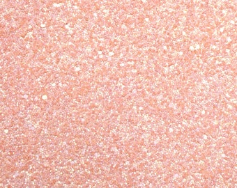 CHUNKY GLiTTER 5"x11" DUSTY Pink Glitter applied to Leather Thick 5-5.5oz/2-2.2mm PeggySueAlso® E4355-14