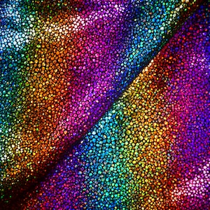 RAINBOW Stingray 8&quot;x10&quot; Metallic Suede on Black Cowhide 3-3.5oz /1.2-1.4 mm PeggySueAlso® E1105-01 Hides Available