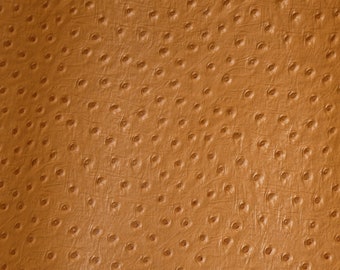 Piel de vacuno con relieve de emú, color roble tostado/marrón nogal, 2,5 oz/1 mm, PeggySueAlso® E2870-13, 8" x 10"