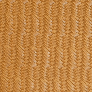 Braided Fishtail 12&quot;x12&quot; DIJON MUSTARD Italian Cowhide Leather 2.5-3 oz /1-1.2 mm PeggySueAlso E3160-72 hides available