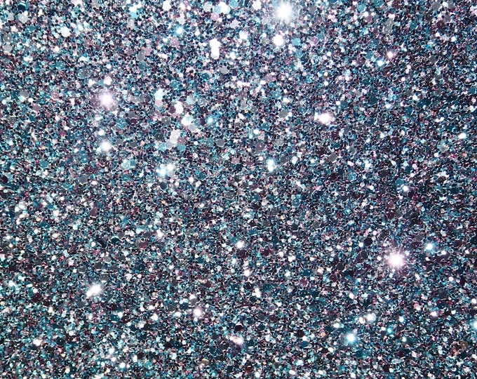 Chunky Glitter 3-4-5 or 6 sq ft MERMAID TAIL Metallic GLITTER Pink, silver, turquoise Very Thick 6-6.5 oz/2.4-2.6 mm PeggySueAlso® E4355-65