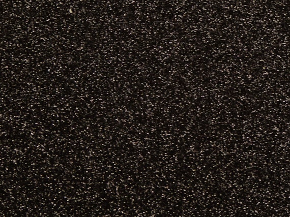 Fine GLITTER 8x10 BLACK Applied to Black Cowhide Leather Thick 5