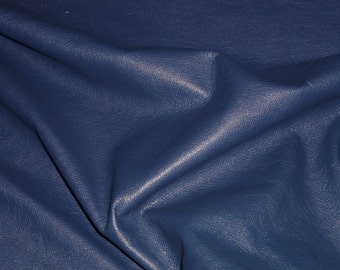 Divine 8"x10" CATALINA NAVY Blue Top Grain Soft Cowhide Leather 2-2.5 oz/.8-1 mm PeggySueAlso® E2885-44 Hides Available Devine