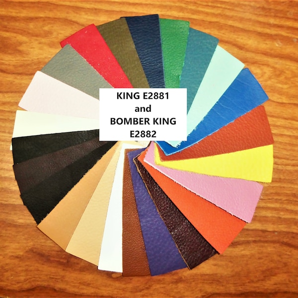 KING 3-4-5 or 6 sq ft PREMIUM Soft Full  grain cowhide Leather 2.75-3.25 oz / 1.1-1.3 mm PeggySueAlso® E2881  hides available