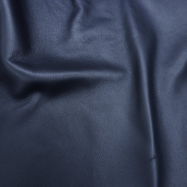 King 12"x12" CATALINA NAVY Blue Full grain Pebbled Buttery Soft Cowhide Leather  3-3.5 oz/1.2-1.4 mm PeggySueAlso®  E2881-01  hides too