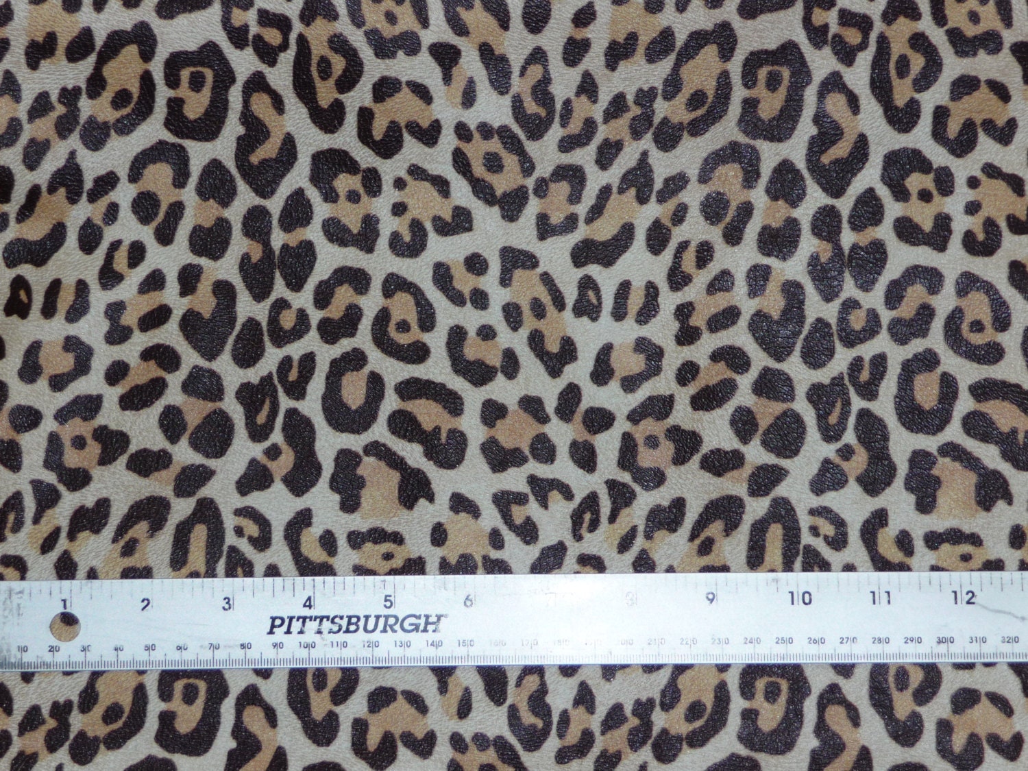 Leather 5x11 Almond LARGE Cheetah / Leopard Print | Etsy