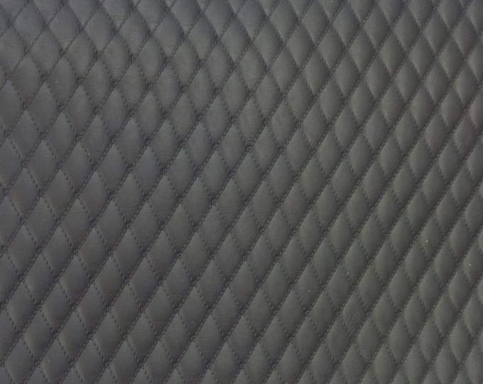 Slightly Flawed 8"x10" Quilted SHADOW GRAY 1/2" Pattern Cowhide 2.5-3 oz / 1-1.2 mm #314 PeggySueAlso® E2911-09