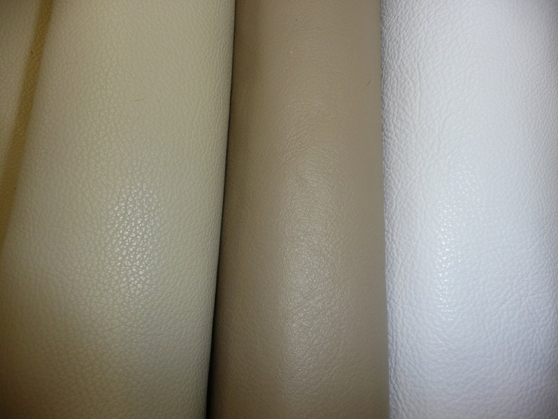 Divine 12x12 EGGSHELL Cream Pebble top grain Cowhide Leather 2.5oz / 1mm PeggySueAlso® E2885-15 hides available image 2