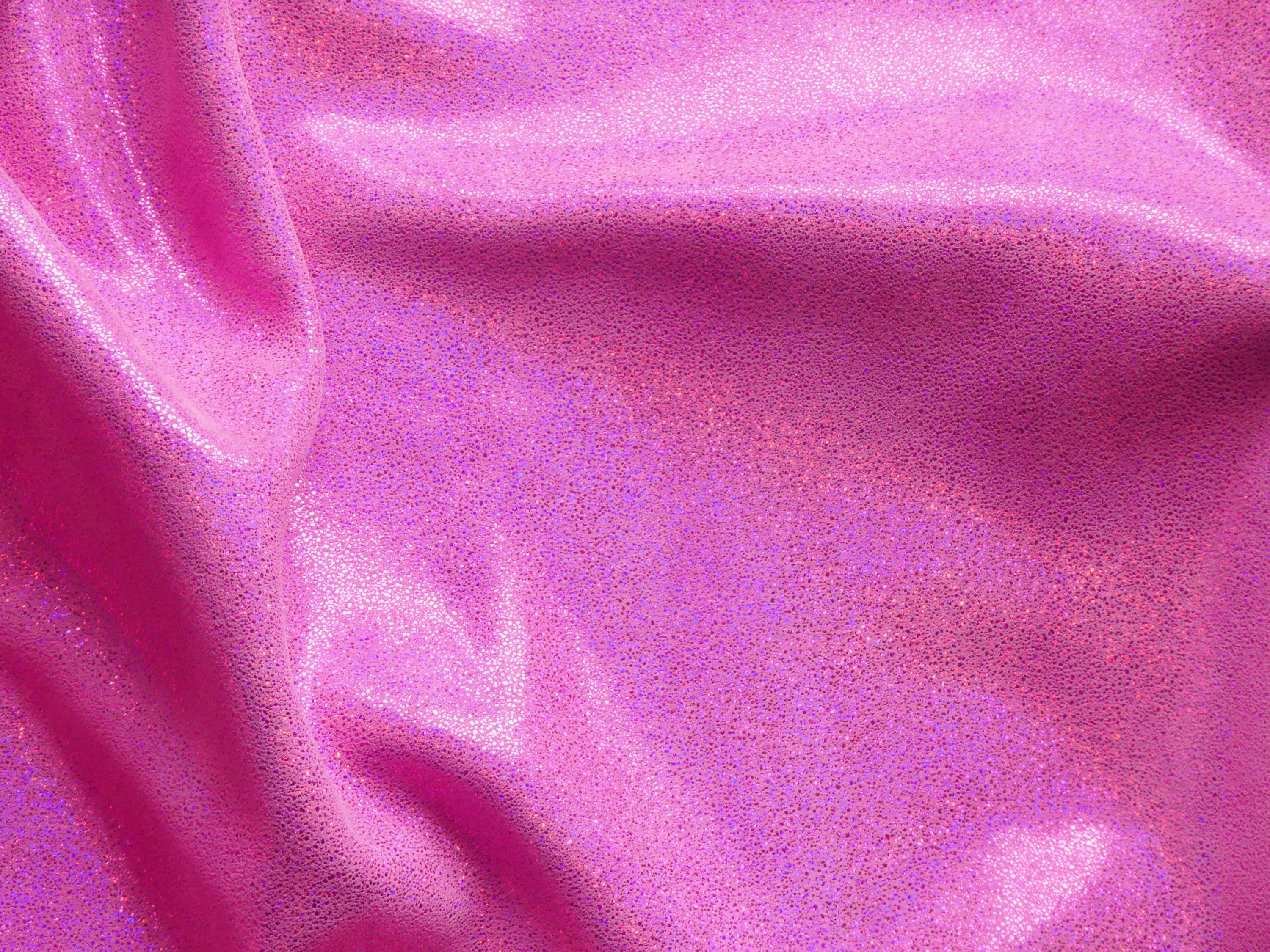 Sparkle 8"x10" Hot PINK / Fuchsia Metallic on Rose Pink SUEDE cowhide Leather 3-3.25 oz / 1.2-1.3 mm PeggySueAlso® E7500-17