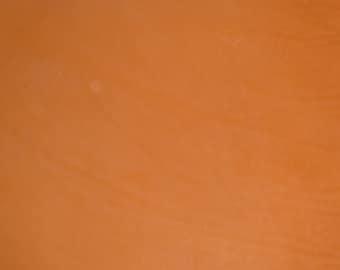 Baby Chopper 8"x10" Distressed Naked GINGER Firm Cowhide Leather no grain (read description) fairly thick 4.5-5oz/1.8-2mm 5/64" Psa E2240-19