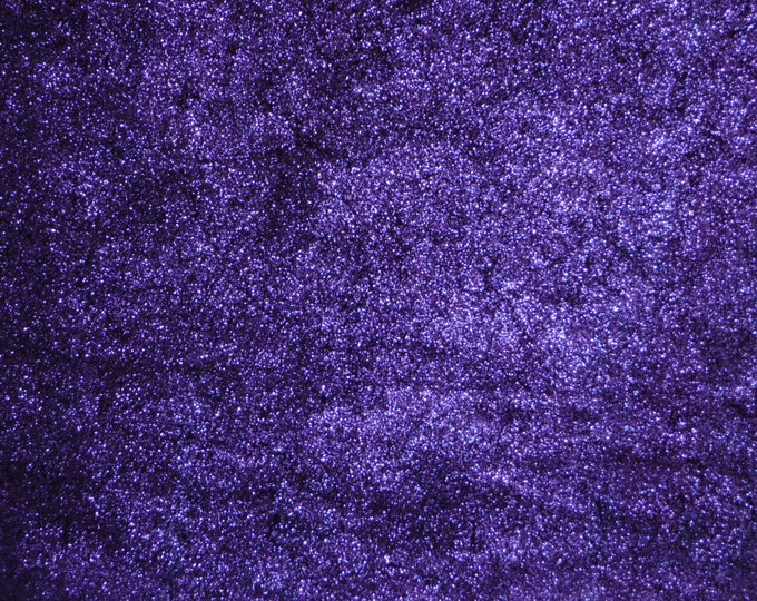 Vintage Crackle 3-4-5 or 6 sq ft PURPLE / Grape Metallic on BLACK Suede Cowhide Leather  2.5-3 oz / 1-1.2mm PeggySueAlso® E2844-12 hides too