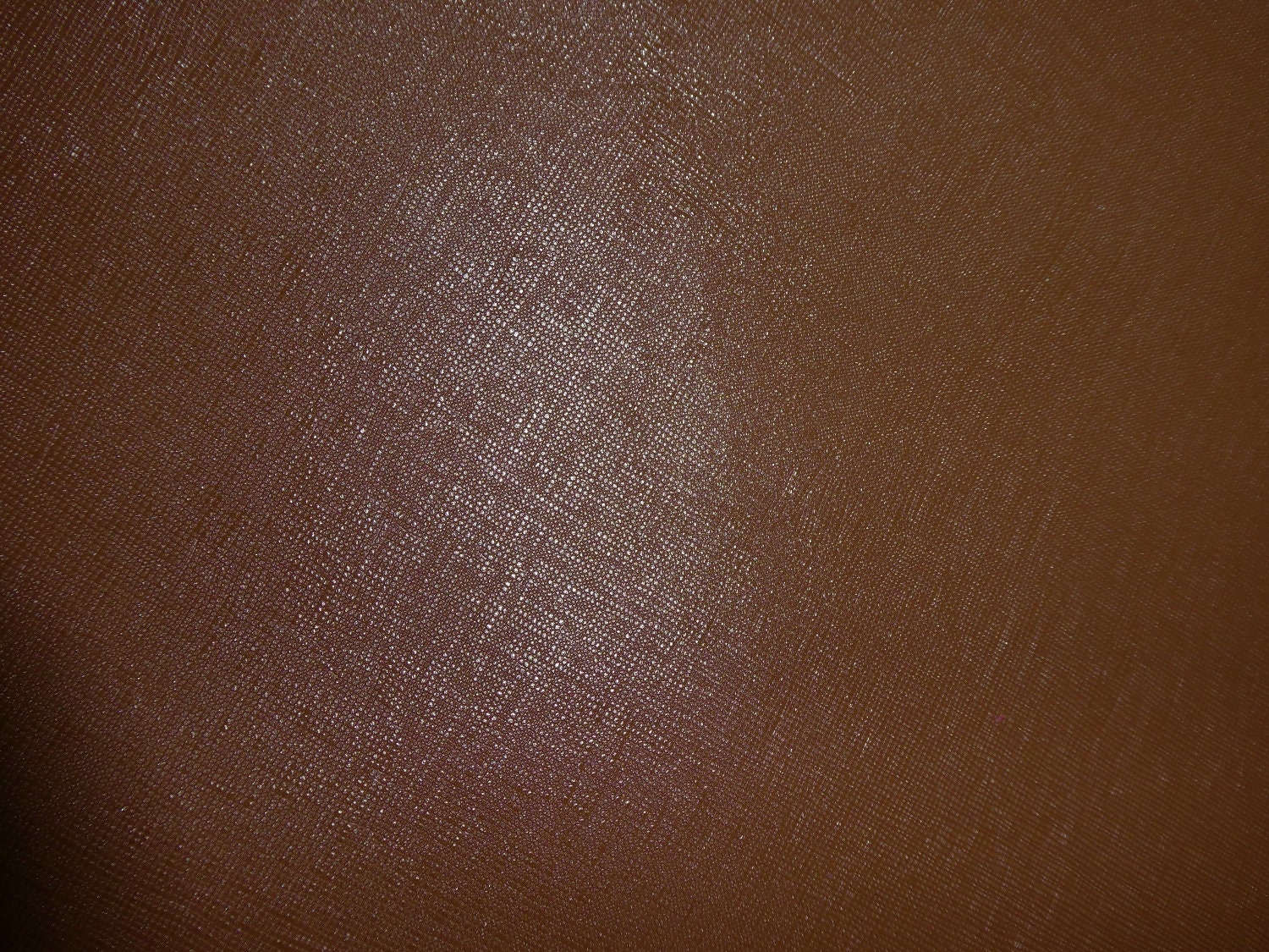 Saffiano Leather 4x6 or 5x11 Italian TOFFEE BROWN Weave Embossed